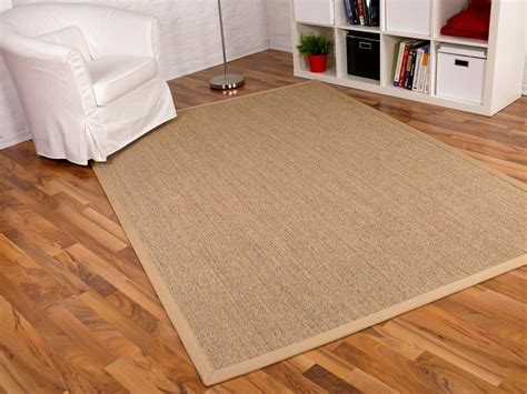 Sisal Astra Natur Teppich Nuss Bordüre Beige