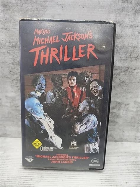 MAKING MICHAEL JACKSON S Thriller Rare Doc VHS Movie Video Cassette