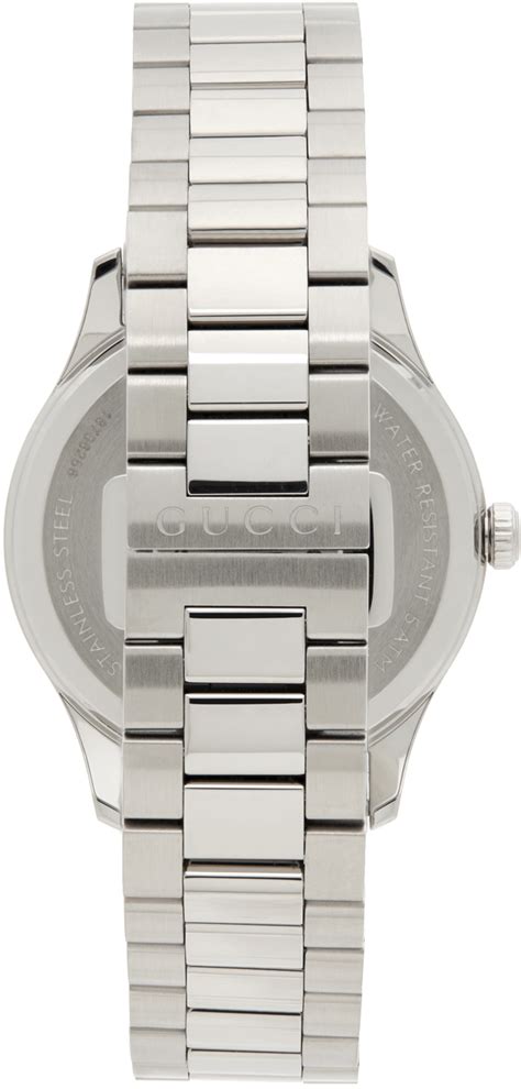 Gucci Silver Pink G Timeless Multibee Watch Gucci