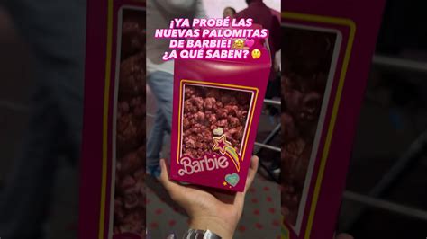 PROBANDO LAS NUEVAS PALOMITAS ROSAS DE BARBIE DE CINÉPOLIS