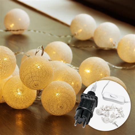 CozyHome Marokkanische LED Lichterkette Innen Mit Stecker 7 Meter