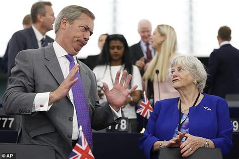 Brexit Partys Euro Mps Turn Their Backs As The Eus Anthem Plays