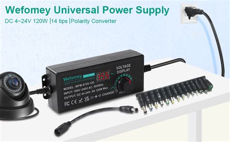 Wefomey W Universal Power Supply Adjustable Dc V V Variable