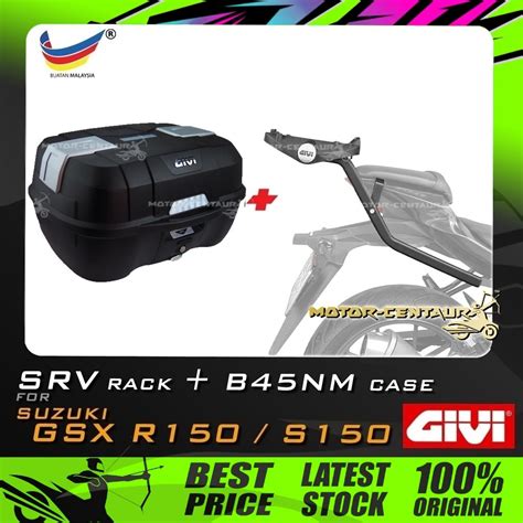 Set Kombo Kotak Box Givi B Nm Top Case Givi Suzuki Gsx S R