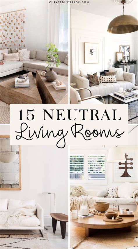 15 Dreamy Neutral Living Rooms