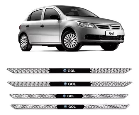 Jogo Soleira Resinada Volkswagen Gol A Alto Brilho Mercadolivre