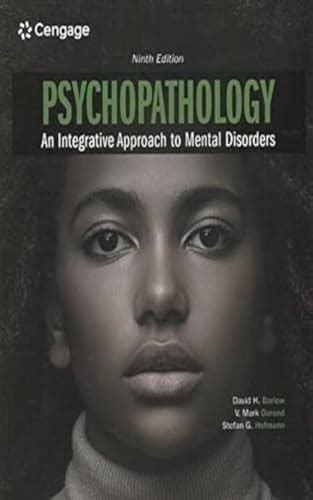 Psychopathology An Integrative Approach To Mental Disorders By David