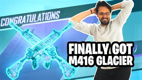 Finally Got The M416 Glacier My Luckiest Crate Opening Ever 50000