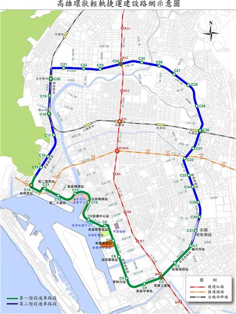 高雄輕軌路線圖 高雄市輕軌路線圖 Betteeam