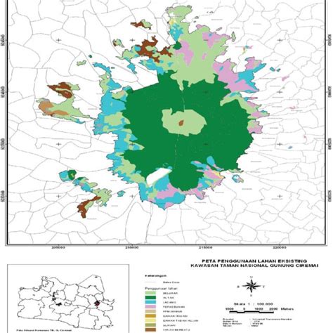 Map of Mount Ciremai National Park. | Download Scientific Diagram