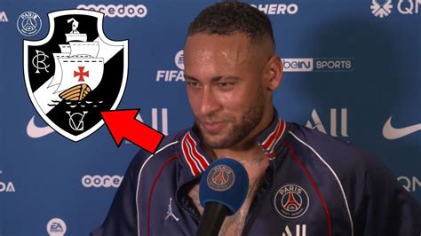 É ISSO QUE O NEYMAR ACHA DO VASCO OLHA O QUE ELE FALOU EM ENTREVISTA