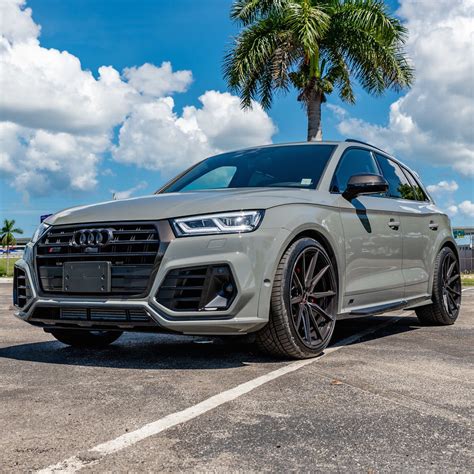 Audi Sq Vossen Hf Gloss Graphite Polished