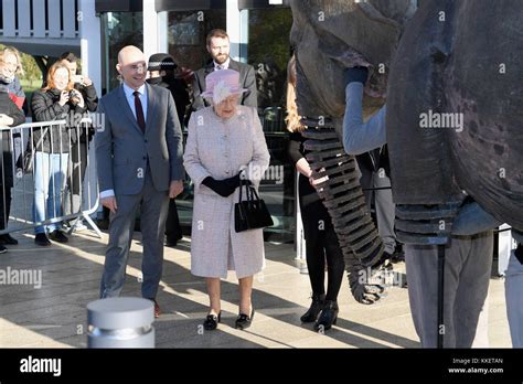 Queen Elizabeth Ii Meets Performers During Her Visit To The Chichester