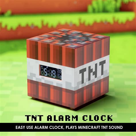 Paladone Minecraft TNT Alarm Clock - Multicolored Australia | Ubuy