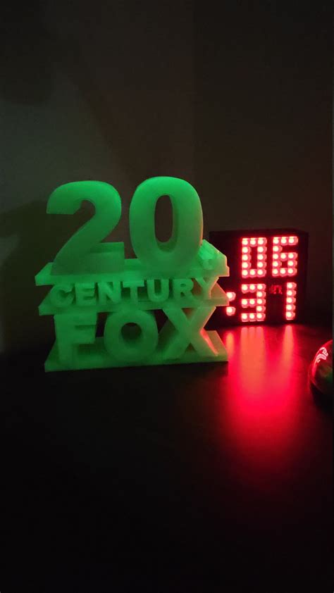 3D Printed 20th Century Fox - Etsy