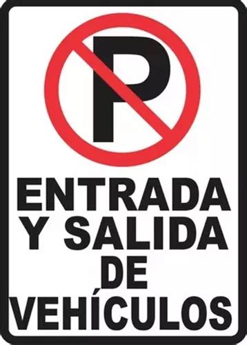 Señalizacion Metal Laminado Prohibido Parquea Vehiculo 20x15 Cuotas