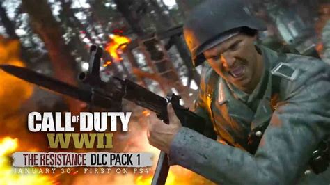 Call Of Duty Wwii The Resistance Dlc Trailer Youtube