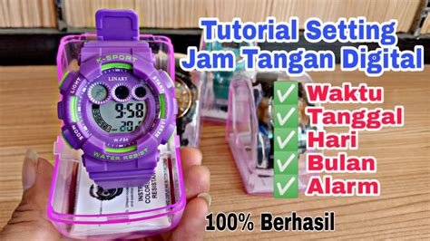 Cara Mengatur Jam Tangan Digital Youtube