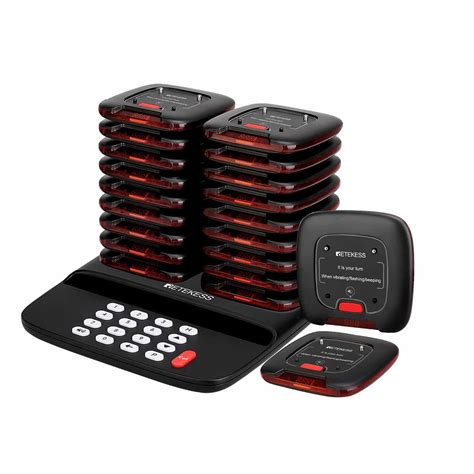 Retekess TD183 Long Range Pager System 800M for Restaurants, Bars, and ...