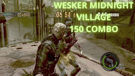 Resident Evil The Mercenaries Wesker Midnight Village Full Combo