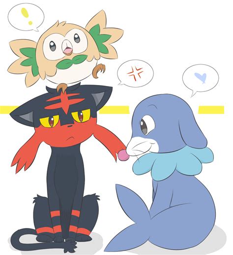 Sun and Moon Starters — Weasyl