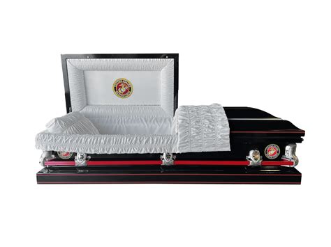 United States Marine 20 Gauge Steel Sky Caskets