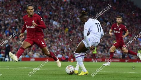 Goal Celebrations Wilfried Zaha Crystal Palace Editorial Stock Photo ...