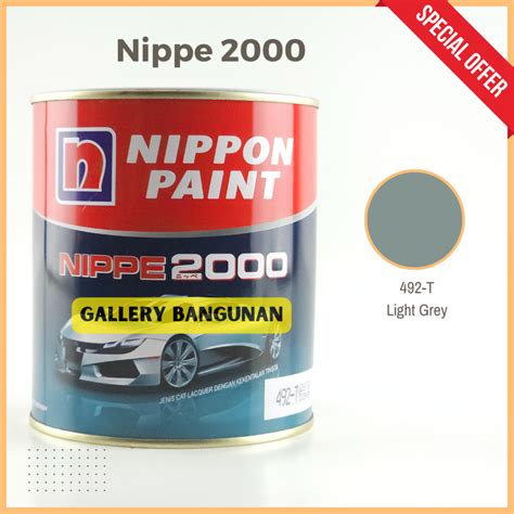 Jual Nippe 2000 492 T Light Grey Cat Kayu Besi NC Nippon Paint Kemasan