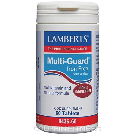 Lamberts Multi Guard Iron Free 60 Tablets