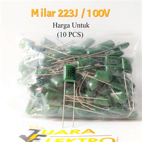 Jual Pcs Capasitor Milar J V Kapasitor Milar J