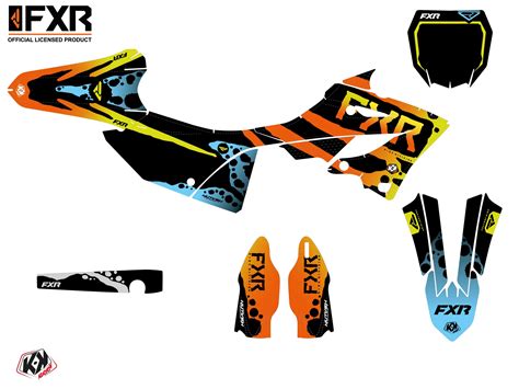 Yamaha Yz 125 Dirt Bike Fxr Dart Frog Graphic Kit Kutvek Kit Graphik