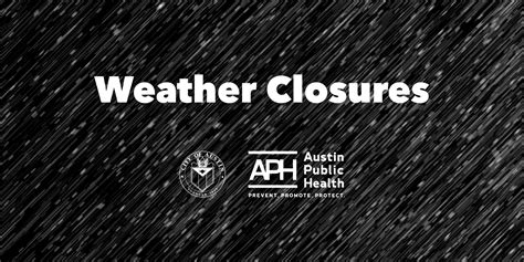 Austin Public Health On Twitter All Aph Operations Are Now Closed