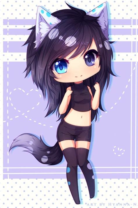 Kawaii Wolf Cute Anime Wallpaper Anime Girl