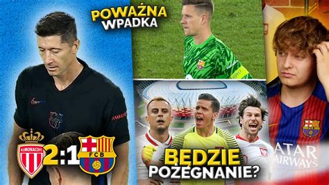 Barcelona PRZEGRAŁA z AS Monaco BŁĄD ter Stegena POŻEGNANIE