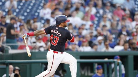 Harold Ramírez produce en out forzado 02 07 2024 Los Nationals de