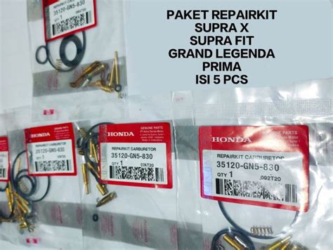 PAKET REPAIRKIT REPAIR KIT KARBURATOR KARBU MOTOR HONDA SUPRA X LAMA