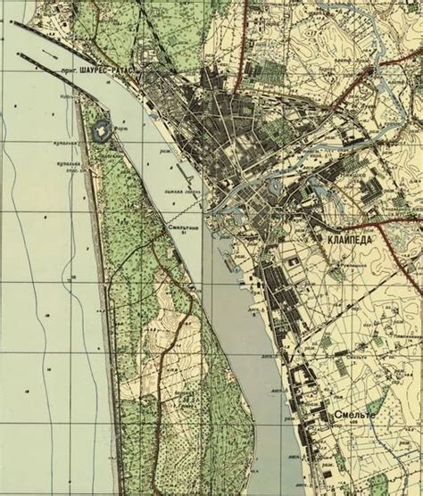 Map Of Klaipėda Memel 1945 511x600 Imagesofthe1940s Klaipeda