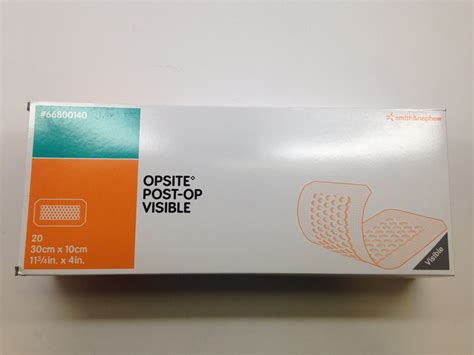 Smith And Nephew Opsite Post Op Visible Waterproof Bacteria