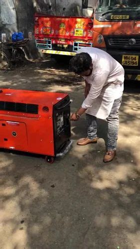 Bjm Ps Kw Bajaj M Ultra Compact Soundproof Petrol Generator