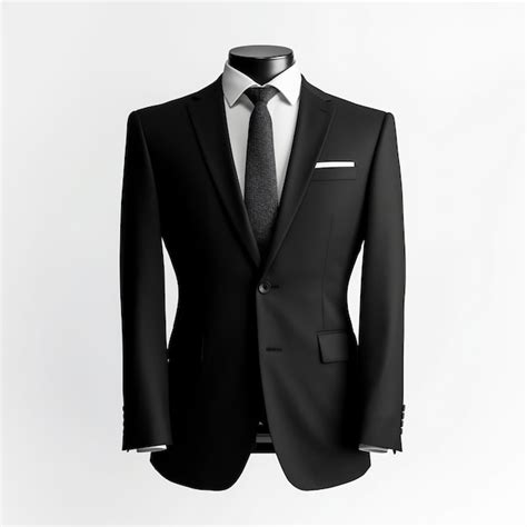 Premium Photo Black Suit On Transparent Background Ai