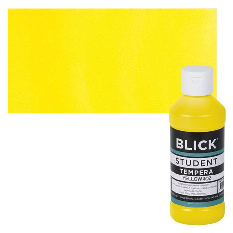 Blick Student Grade Tempera Yellow Oz Bottle Utrecht Art Supplies