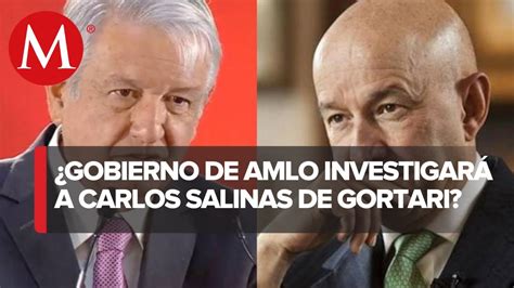 Son Procesos De La Fgr Investigar A Salinas De Gortari Amlo Youtube