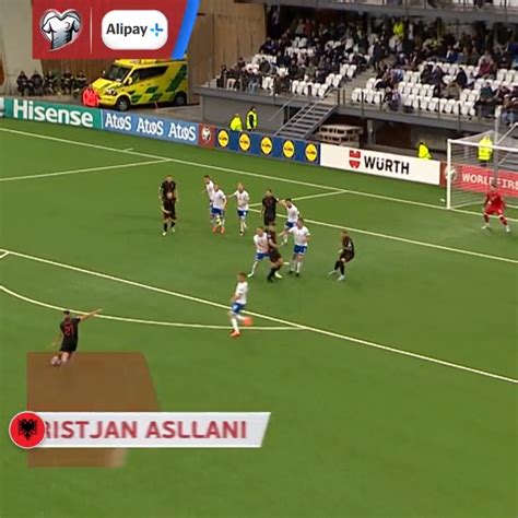 Uefa Euro On Twitter Kristjan Asllani S Brilliant Strike Is