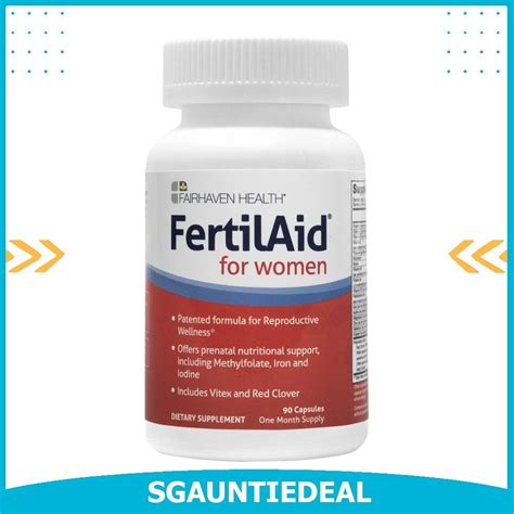 Fertilaid For Women Natural Fertility Vitamin With Vitex Support Cycle Regularity And