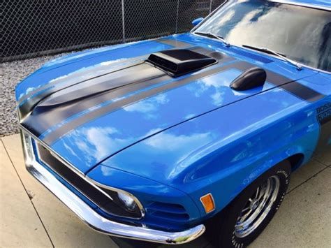 1970 Ford Mustang Boss 302 Grabber Blue Unbelievable Car From Top To Bottom For Sale