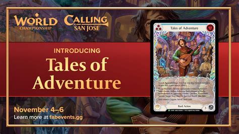 Tales of Adventure, an event-exclusive promo available to all World Championship players and ...