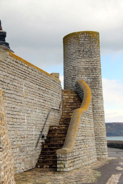 Steps And Tower Lyme Regis Dorset Photo Uk Beach Guide