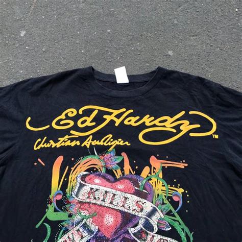 Vintage Ed Hardy T-shirt Love Kills Slowly | Grailed