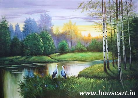 Landscape Acrylic Painting For Sale - Houseart