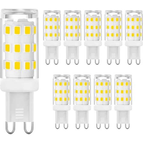 NXYX Ampoule LED G9 4000K Blanc Naturel 3W ampoule LED à douille G9 à